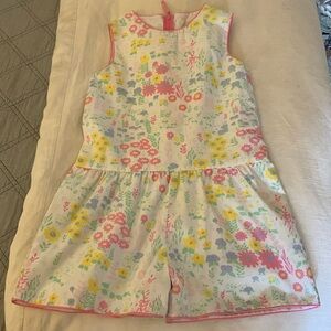 Beaufort Bonnet Company Girls Floral Romper - size 8